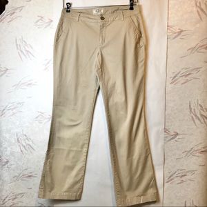 OLD NAVY FLIRT KHAKI PANTS SIZE 10R